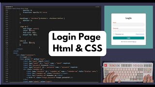 ASMR Programming - Login Page Only Html and Css - No Talking