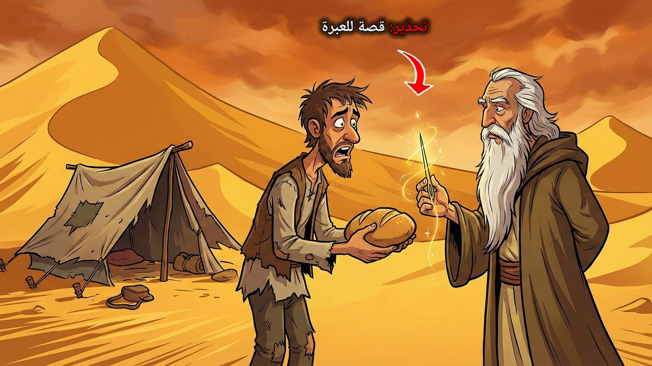 #قصة الخياط الفقير الذي تصدق بآخر رغيف خبز لعجوز غريب... فأعطاه  إبرة سحرية تخيط الذهب! وماذا حدث...