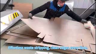 Heavy Duty Platform Die Cutting Machine for Corrugated Box | Cangzhou Zhenhua