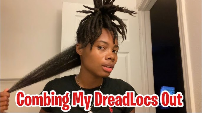 Combing Out My Freeform Dreadlocks 