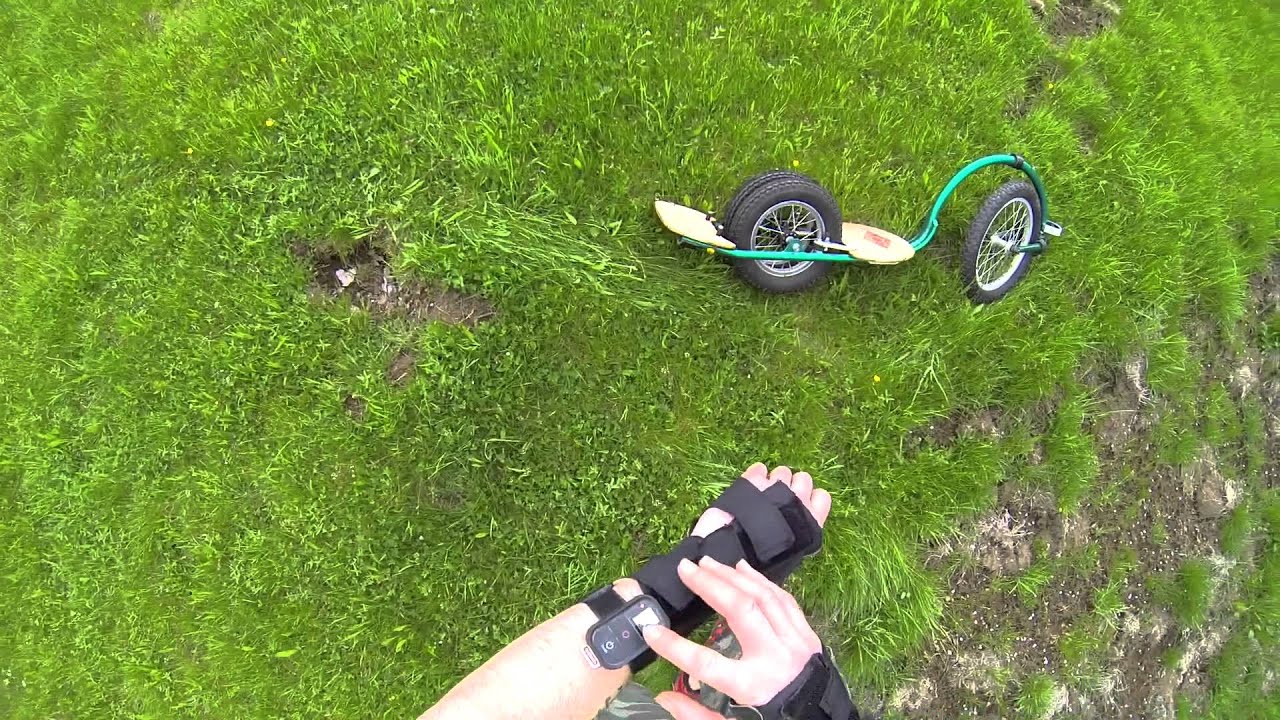 Grassboard Testfahrt