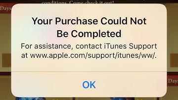 How to Fix Your Purchase Could Not Be Completed | iOS 17 | 2027
