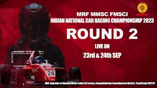 MRF MMSC fmsci Indian National Car Racing Championship 2023 Day 1 Round 2 screenshot 5