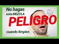 {PELIGRO}❗NO MEZCLES estos 2 PRODUCTOS de LIMPIEZA🤪😱😫🤮