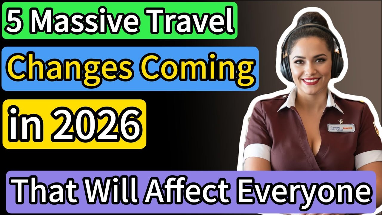 5 Massive Travel Changes Coming in 2026 That Will Affect Everyone!