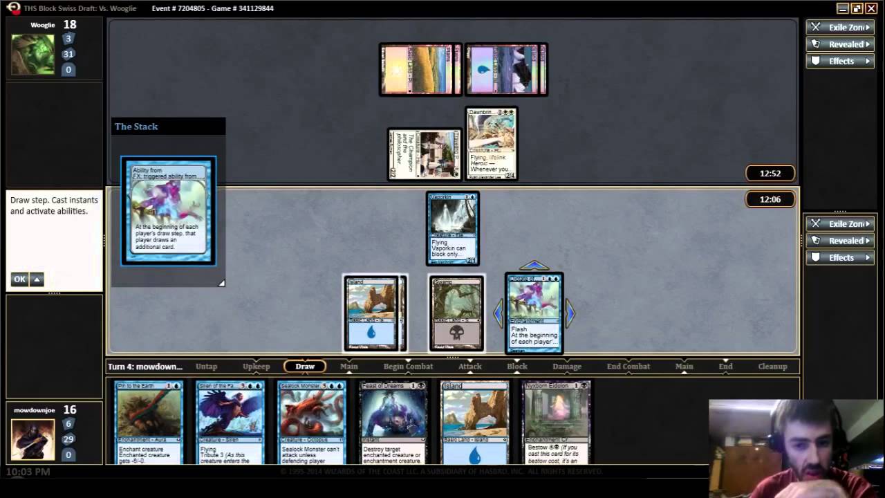 MowDownJoe on MtGO LIVE: Theros Block Draft 3 (Round 1)