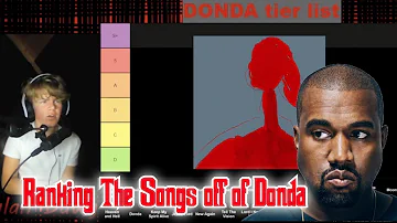 Ranking Every Song from DONDA | DONDA TIER LIST