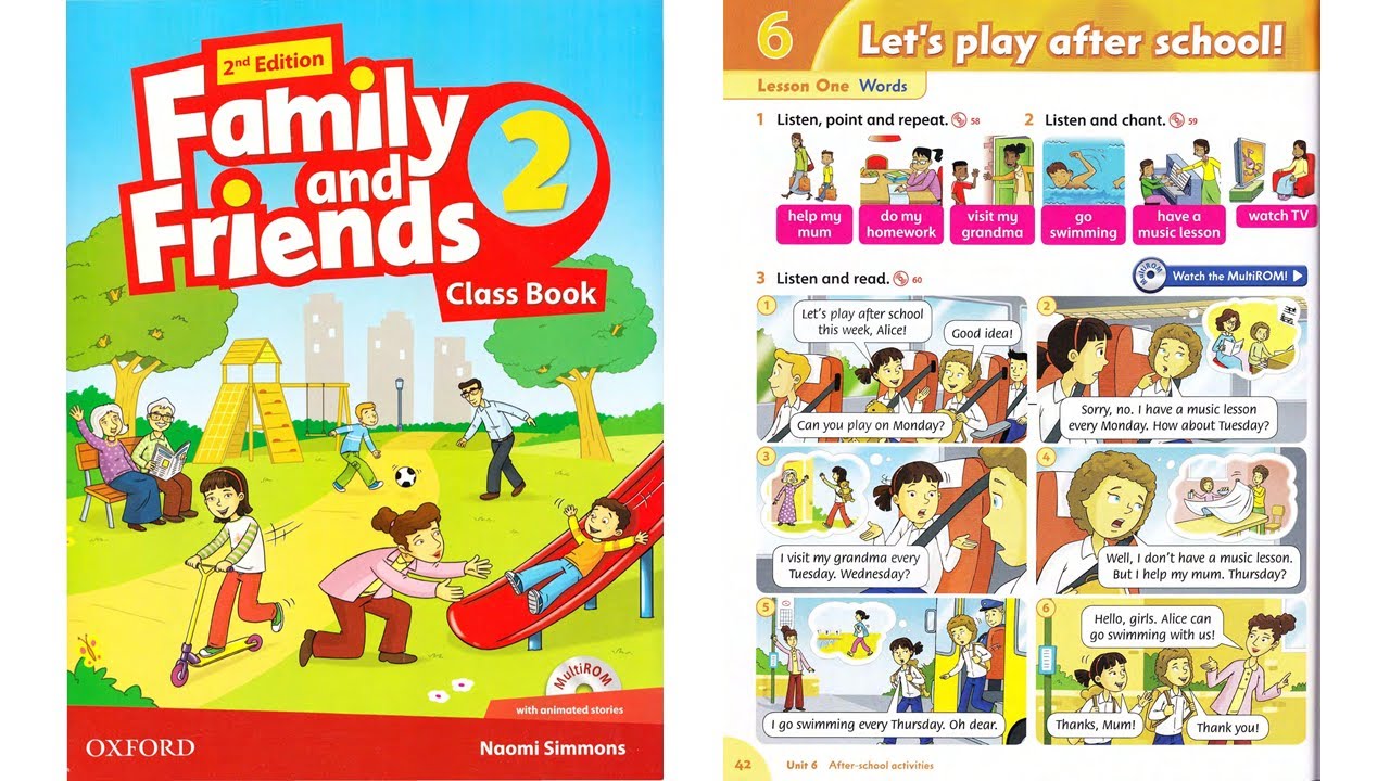 Familya and Friends 2 Unit 6 : let's play after school - YouTube
