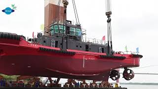This 5,000 HP full azimuth tugboat is ready for serious harbor missions