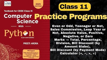 CBSE Klasse 11 Computerwetenschappen Python-programma