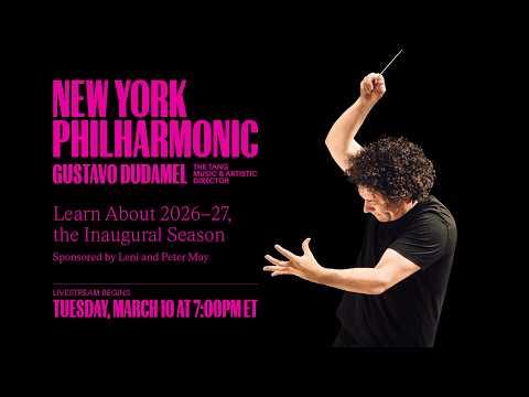 2026–27 Gustavo Dudamel’s Inaugural Season Announcement Event