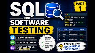 Full SQL for Software Testing – Part 1 | SQL Basics & Queries for QA Testers Guide