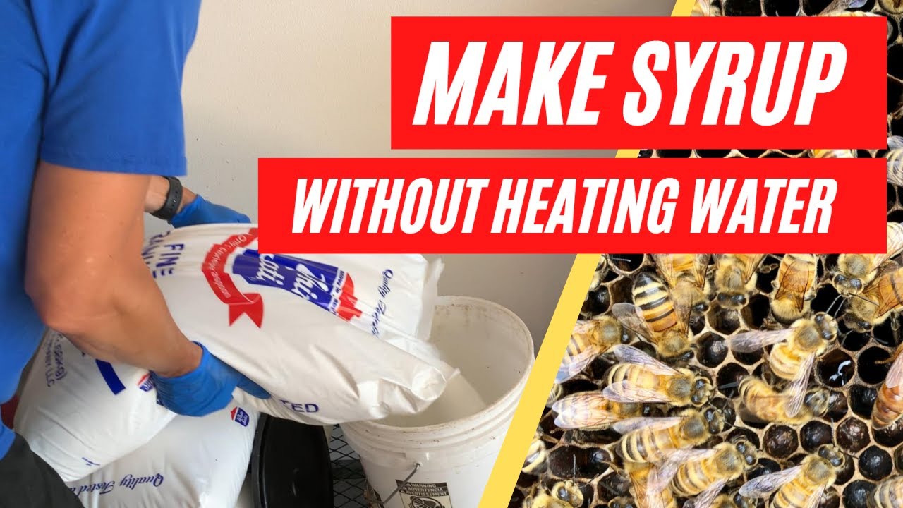 Feeding Honeybees | Sugar Syrup in 5 Minutes or Less