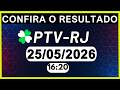 RESULTADO JB - PTV-RJ e LOOK-GO 16:20 | 25/05/2026