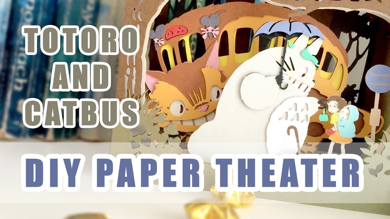 Totoro And Catbus Paper Theater Anita S Day Off Youtube