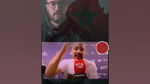 ستفزونا مريكان..بوصوفة داير دور صحافي ولولا الظروف كيشكر إلياس والشعب وشبيه امرابط لي جا بسم