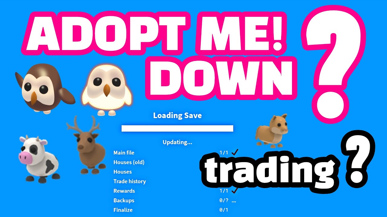 ADOPT ME DOWN? ADOPT ME TRADING FIX ? ADOPT ME NOT WORKING ? FIX