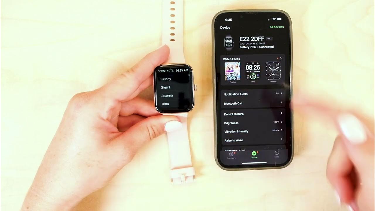 Letsfit E22 Black Smartwatch 2pack with Extra Bands YouTube