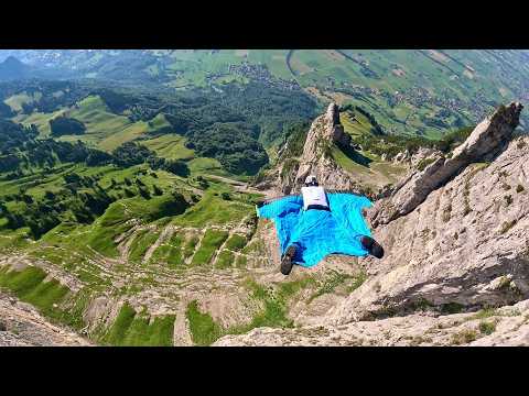 My Dream Wingsuit Base Jump in Switzerland