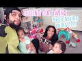 TELLING OUR TWIN DAUGHTERS WE ARE HAVING TWINS AGAIN ???