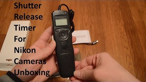 Unboxing Multi-Function Timer and Shutter Release Wired Remote for Nikon Digital SLR Cameras