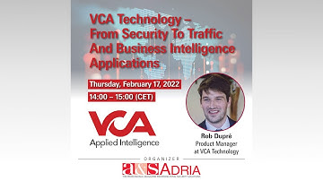 VCA Technology   From Security To Traffic And Business Intelligence Applications