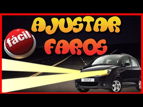 Como ajustar FACILMENTE la altura de los faros de un coche - Regular Nivelar Alinear Altura Luces