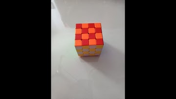HOW TO MAKE CHECKERBOARD PATTERN IN 4X4 RUBIK