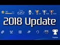 My PSN Trophy Collection (2018 Update). 111 Platinums, Level 30.