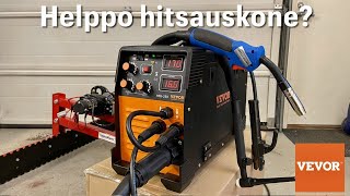 Helppokäyttöinen hitsauskone? +Takalana asiaa | MIG, TIG, ja puikko | Vevor MIG-250