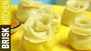 Chicken Momo Chicken Momo Roses Steamed Chicken Momo Brisk Kitchen Recipes