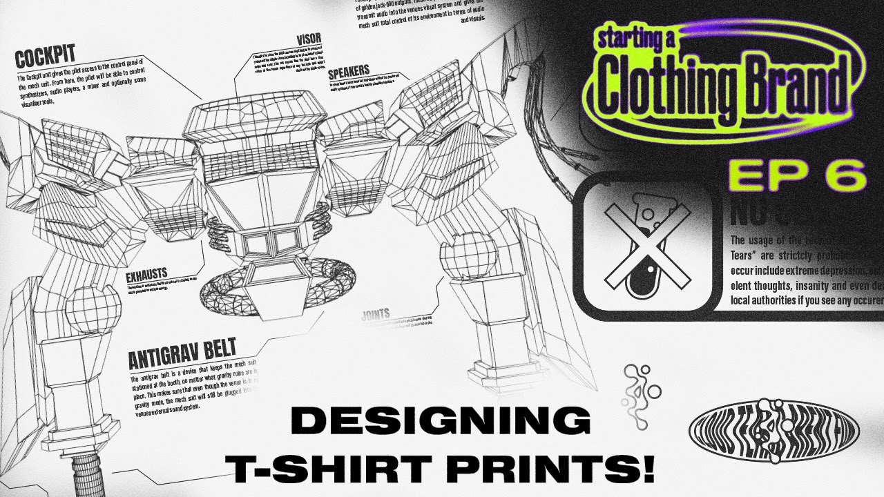 Designing T Shirt Prints Starting A Clothing Brand Episode 6 Recap YouTube