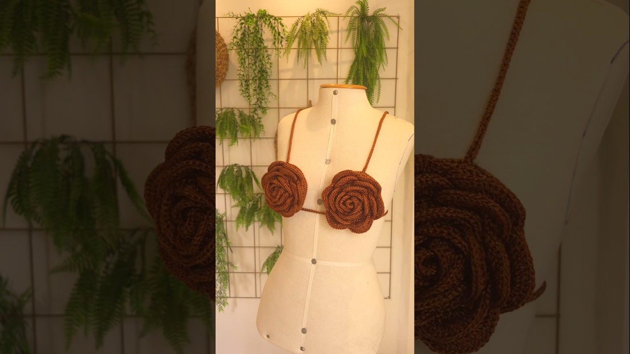 3D-розы крючком для фестиваля...🌹✨️ 