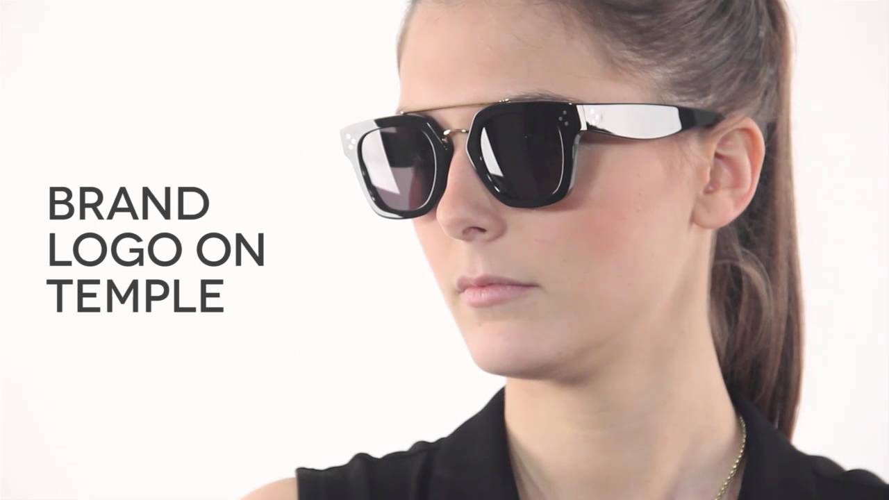 Celine CL 41077/S Bridge Sunglasses Review| SmartBuyGlasses - YouTube