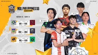 🔴 LIVE | MDL PH S6 | FILIPINO - Week 5 Day 3
