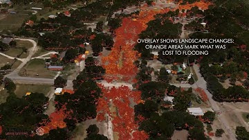 Sandy Creek Flood Aftermath | LiDAR Change Detection Visualization