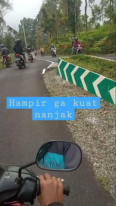 jalan nanjak menuju wisata hutan pinus limpakuwus#shorts
