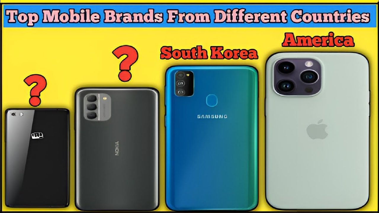 Top Mobile Phone Brands From Different Countries In 2023