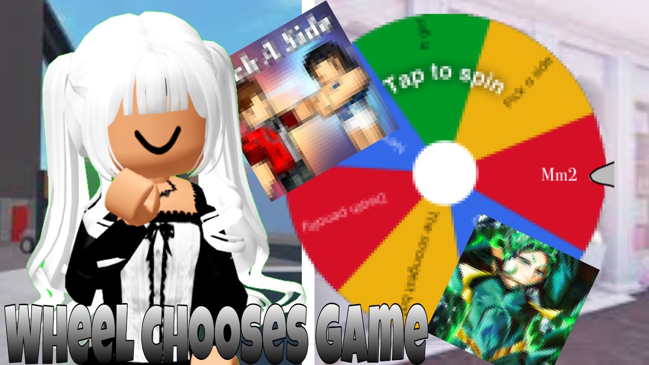 A *WHEEL* CHOOSES WHAT GAMES I PLAY ON *ROBLOX*!!! - YouTube