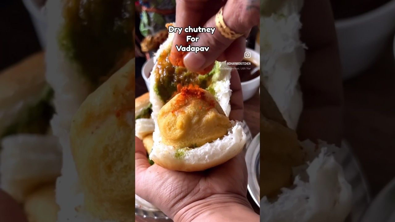 No garlic dry chutney for vadapav #quickrecipe