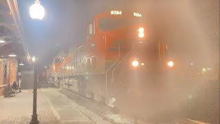 BNSF #6254 leads Train H-TULNYF at Gainesville, TX (August 15, 2026)