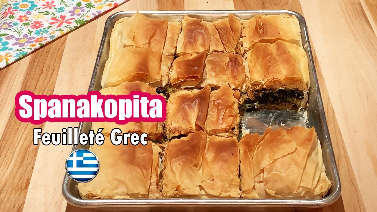 SPANAKOPITA: Feuilleté Grec (un vrai régal) - YouTube