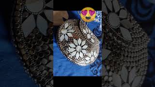 HeyCheck out? Anekaant SilverToned Mosaic Embellished Metal Purse.shorts ytshorts youtubeshorts