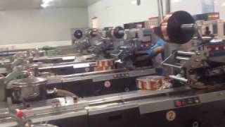 single rice cracker full automatic packing line suitable for big food company