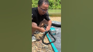 How to connect electric air pump to your inflatable Pool 🏊 IPOOLGO portable pool
