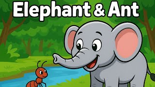 Elephant and Ant: A Tiny Big Friendship #kids #kidseducation 