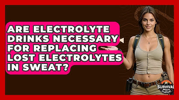 Are Electrolyte Drinks Necessary For Replacing Lost Electrolytes In Sweat?