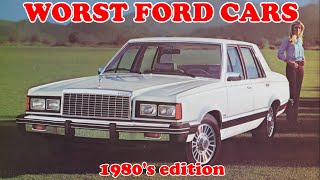 Worst cars of the '80s from Ford!