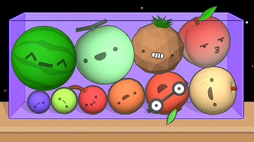 SUPER MELON 3D  - Watermelon Merge! | Suika Game Gameplay Walkthrough - Reaching Max Level