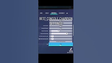 Best Console Champion Settings + No Recoil Sensitivity #r6 #r6champion #rainbowsixsiege #rainbow6